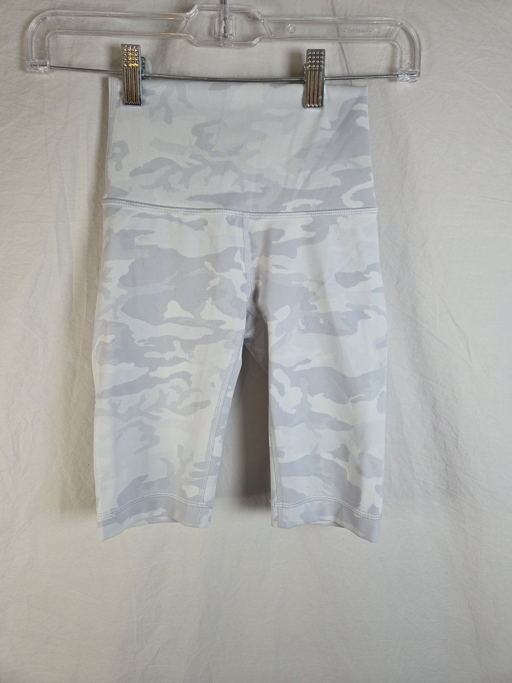 Lululemon W7BO6S Wunder Under Short 10" *Ribbed Incognito Camo  Size 0 NWOT